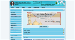 Desktop Screenshot of ahmadiyyamuslimjamaat.in